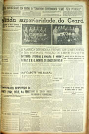 Página do jornal Unitário de julho de 1954