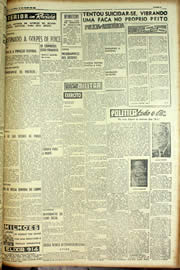 Página do jornal Unitário de julho de 1954