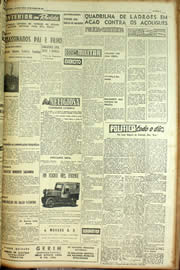 Página do jornal Unitário de julho de 1954