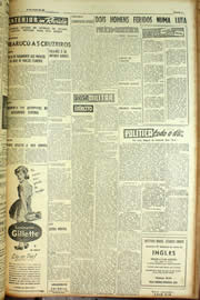 Página do jornal Unitário de julho de 1954