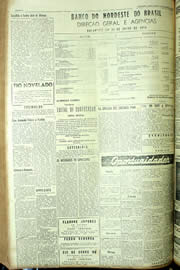 Página do jornal Unitário de agosto de 1954