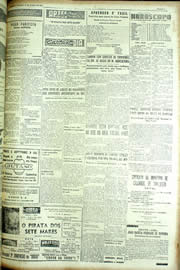Página do jornal Unitário de agosto de 1954