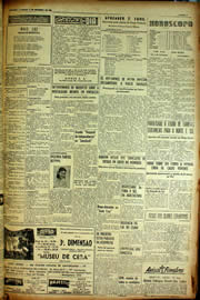 Página do jornal Unitário de setembro de 1954