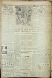 Página do jornal Unitário de setembro de 1954