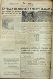 Página do jornal Unitário de setembro de 1954