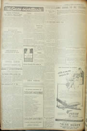 Página do jornal Unitário de setembro de 1954