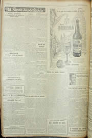 Página do jornal Unitário de setembro de 1954