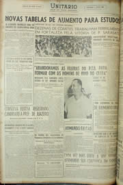 Página do jornal Unitário de setembro de 1954