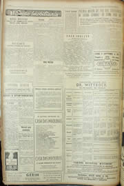 Página do jornal Unitário de setembro de 1954