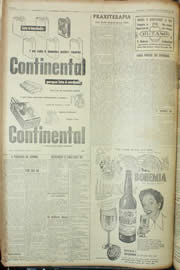 Página do jornal Unitário de outubro de 1954