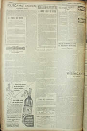 Página do jornal Unitário de outubro de 1954