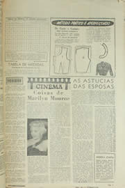 Página do jornal Unitário de outubro de 1954