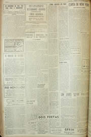 Página do jornal Unitário de outubro de 1954