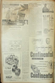 Página do jornal Unitário de outubro de 1954