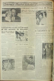 Página do jornal Unitário de outubro de 1954