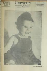 Página do jornal Unitário de outubro de 1954