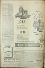 Página do jornal Unitário de outubro de 1954