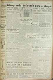 Página do jornal Unitário de outubro de 1954