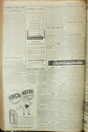 Página do jornal Unitário de outubro de 1954