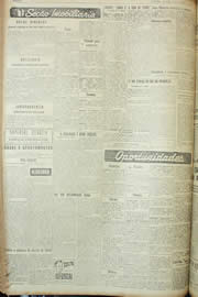 Página do jornal Unitário de outubro de 1954
