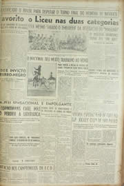 Página do jornal Unitário de outubro de 1954