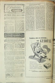 Página do jornal Unitário de outubro de 1954