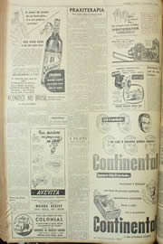 Página do jornal Unitário de outubro de 1954