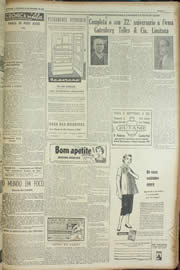 Página do jornal Unitário de outubro de 1954