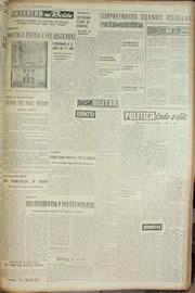 Página do jornal Unitário de novembro de 1954