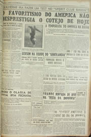 Página do jornal Unitário de novembro de 1954