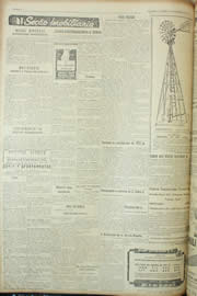 Página do jornal Unitário de dezembro de 1954