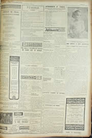 Página do jornal Unitário de dezembro de 1954