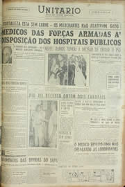 Página do jornal Unitário de dezembro de 1954