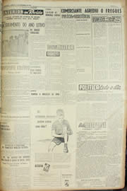 Página do jornal Unitário de dezembro de 1954