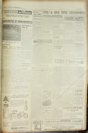 Página do jornal Unitário de dezembro de 1954