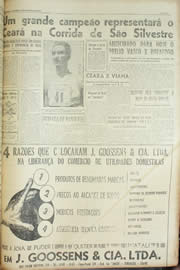Página do jornal Unitário de dezembro de 1954