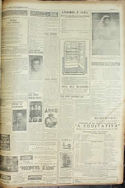 Página do jornal Unitário de dezembro de 1954