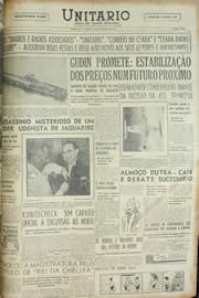 Página do jornal Unitário de dezembro de 1954