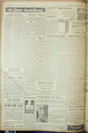 Página do jornal Unitário de dezembro de 1954
