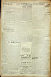 Página do jornal Unitário de janeiro de 1955