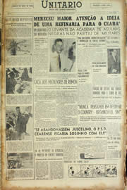 Página do jornal Unitário de janeiro de 1955