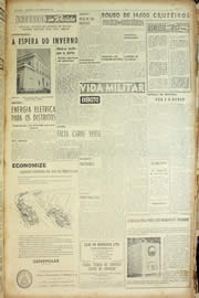 Página do jornal Unitário de janeiro de 1955