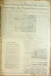 Página do jornal Unitário de janeiro de 1955