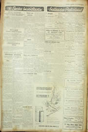 Página do jornal Unitário de janeiro de 1955