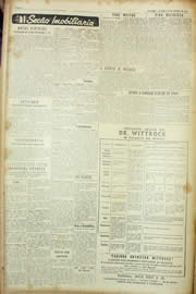 Página do jornal Unitário de janeiro de 1955