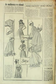 Página do jornal Unitário de janeiro de 1955