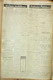 Página do jornal Unitário de fevereiro de 1955