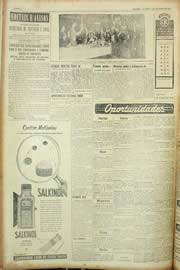 Página do jornal Unitário de fevereiro de 1955
