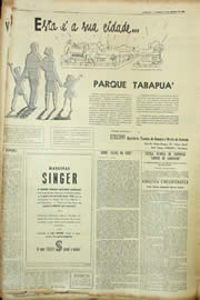Página do jornal Unitário de fevereiro de 1955