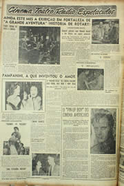 Página do jornal Unitário de fevereiro de 1955